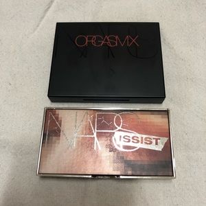 Nars Orgasm Quad and NARSissist  Wanted Eyeshadow